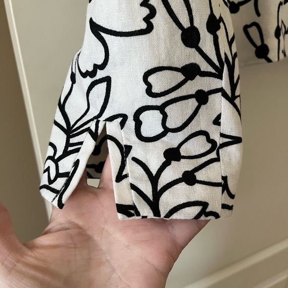 NEW! Liz Claiborne Separates Black/White Floral Business Blazer/Jacket Size 14 - Picture 8 of 16